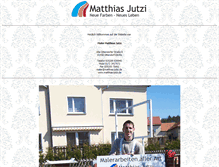 Tablet Screenshot of matthias-jutzi.de